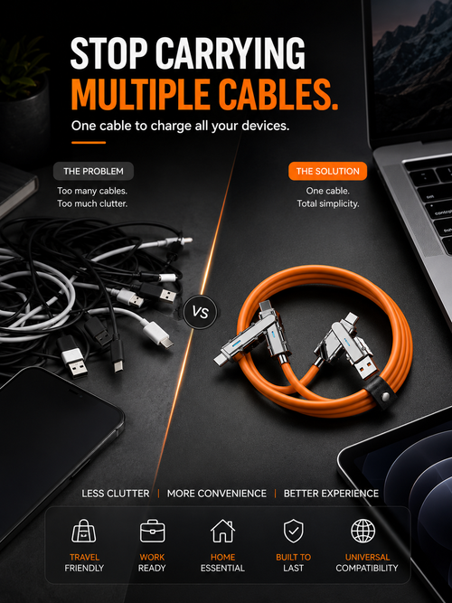 Moxxmit Multi Device HD Cable 100w