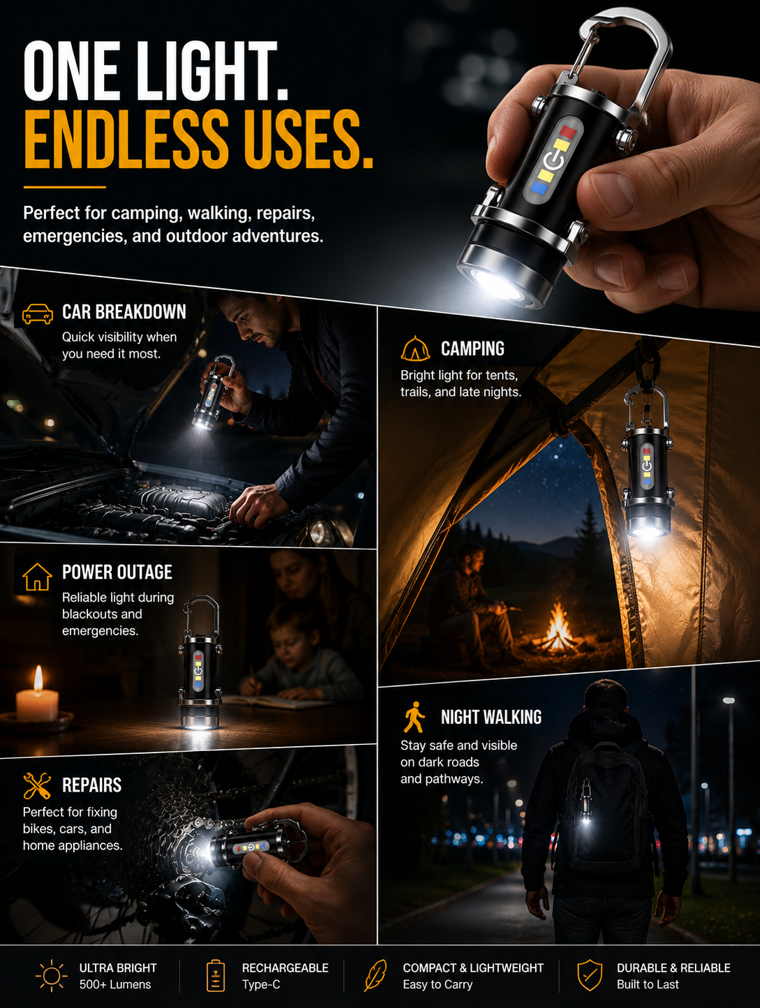Mini High beam Torch